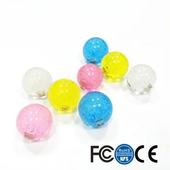 

2 Pcs DIY Crystal Arcade Illuminated Top Joystick Ball For Arcade Machine