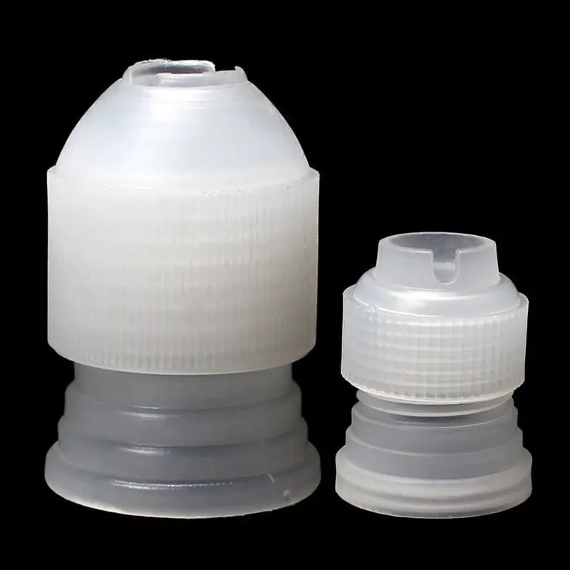 

1pc Hot Plastic Large Small Sizes Coupler Adaptor Icing Piping Nozzle Bag Cake Flower Pastry Decor Cake Tools