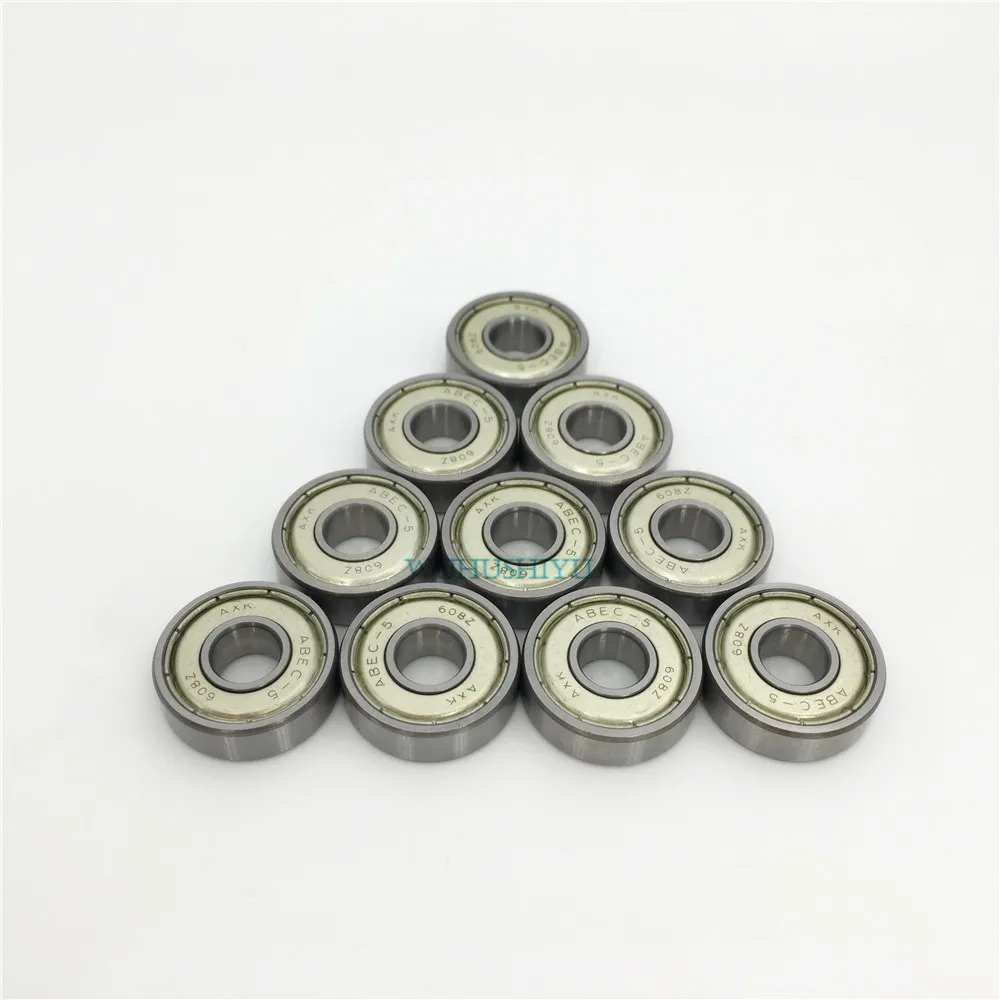 608ZZ Bearing 8x22x7 mm ( 10 PCS ) ABEC-5 Miniature 608 ZZ Ball Bearings 608Z 608 2Z Bearing
