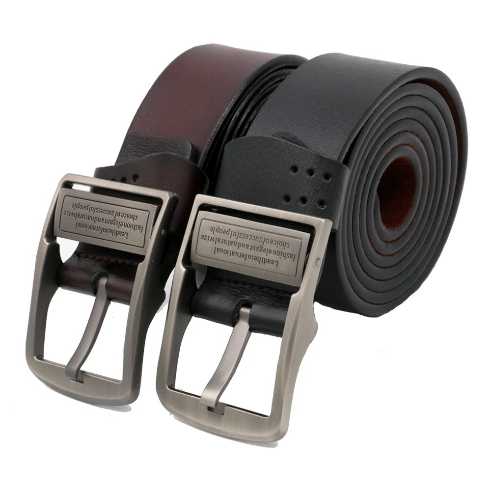 Мужской ремень из натуральной кожи Роскошный деловой 125 см|feragamo belt|belt for menbelt business |