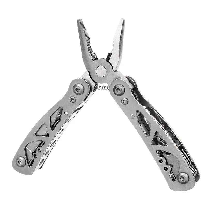 

9-in-1 Multifunction Foldable mini Pliers w/ Knife Screwdriver Saw Bottle Opener File Multitool Camping Tool Multi Plier