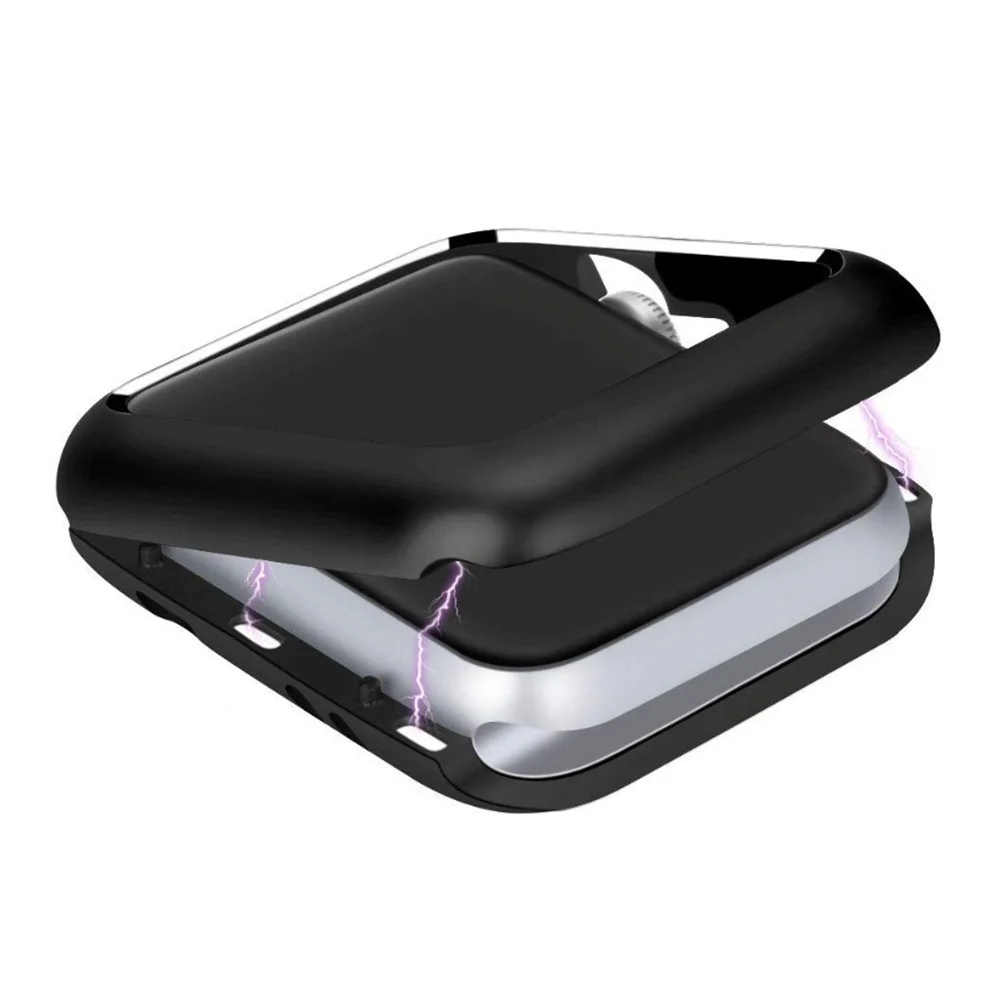 Чехол для Apple Watch 5 4 44 мм/40 мм iWatch band 42 мм/38 Магнитный защитный чехол бампер watch 3 2 1
