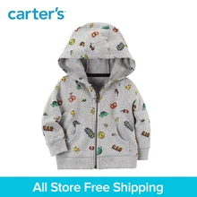 Carter’s 1-Piece baby children kids clothing Boy Zip-Up French terry Snack Graphic Hoodie 127H167