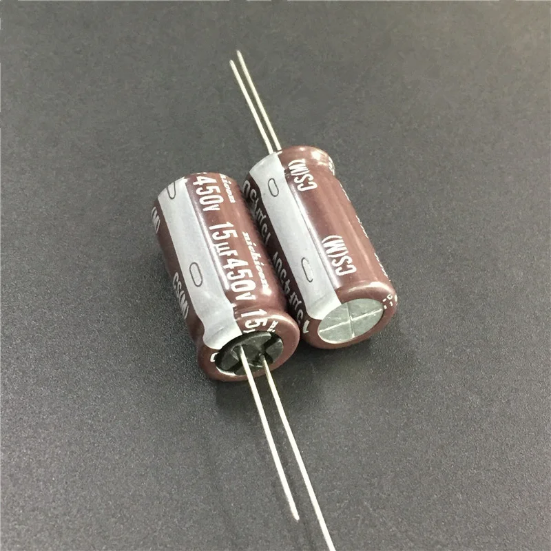 50 шт., 15 мкФ 450V NICHICON серии CS 12,5x25mm высокий ток пульсации Высокая надежность структура слежения за 450V15uF Алюминий электролитический конденсатор с алюминиевой крышкой