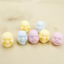 Squishy Antistress font b Toy b font Human Face Emotion Vent Ball Resin Relax Doll Adult