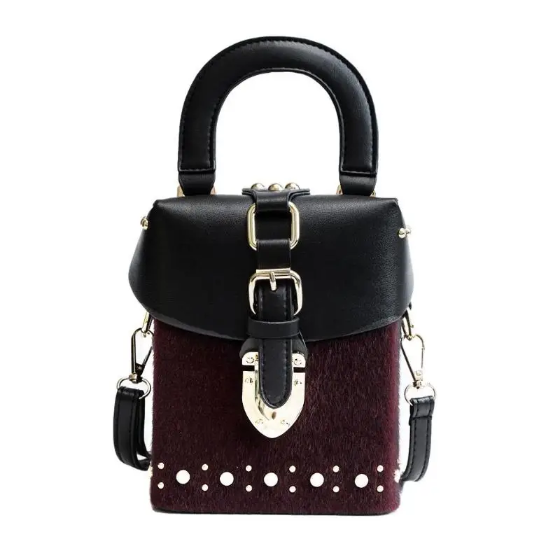 Famous Brand Personalized Handbags Leopard Print Box Mini Cube Color Brown Leopard Black Wine Red Army Green Size 18 14 9cm 7 09 5 51 3 54in Uses Handbag Shoulder Bag Shape Square Box