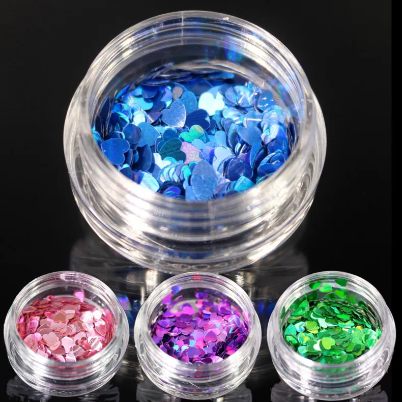 

(1Pcs/Sell) NEW Laser Rectangle Square Nail/Body/Eye Glitter Powder Paillettes DIY Nail Art Women Superfine Decorations Fashion