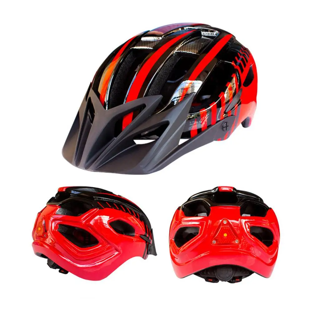 Mounchain Professional фары на велосипед шлем со вспышкой шлем-интеграл свободный размер 54-63 см