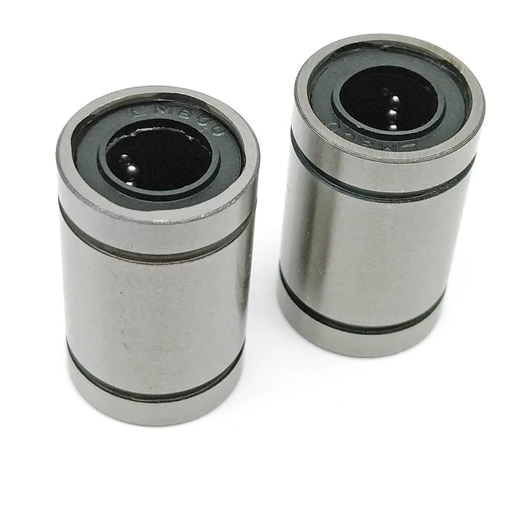 Engraving Machine and More Asixx 10pcs LM8UU 8mm Linear Motion Ball Bearing Bushing for 8mm Rod 3D Printer CNC Parts 10PCS Linear Motion Bearing