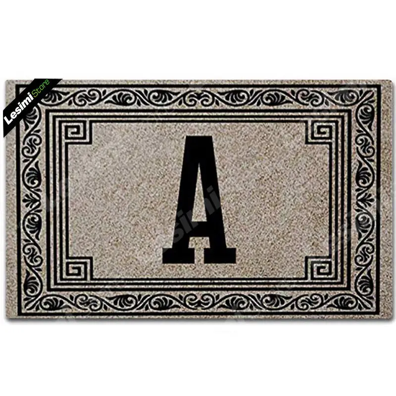 Us 20 0 Write Your Family Name Here Door Mat Custom Printing Initial Doormat Birthday Gift Wedding Present Stylish Gate Mat Rubber Pad In Mat From