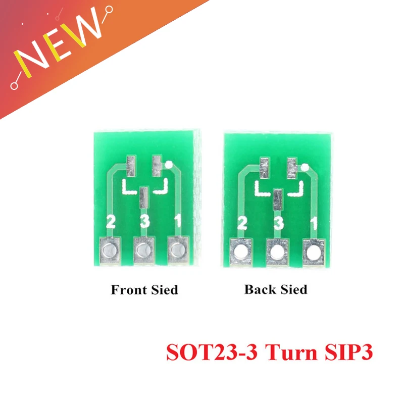 20 шт SOT23 3 поворота SIP3 SMD обратиться к DIP адаптер конвертер пластина сот розетка SIP IC