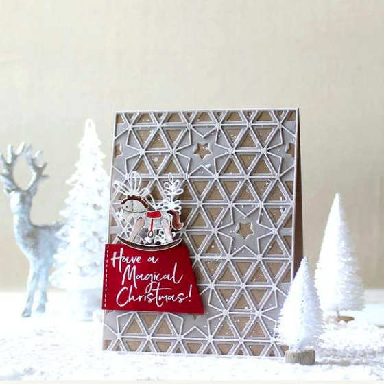 

Die for Metal Cutting of Rectangular Frame DIY Clipping Card Embossing Cutting Die