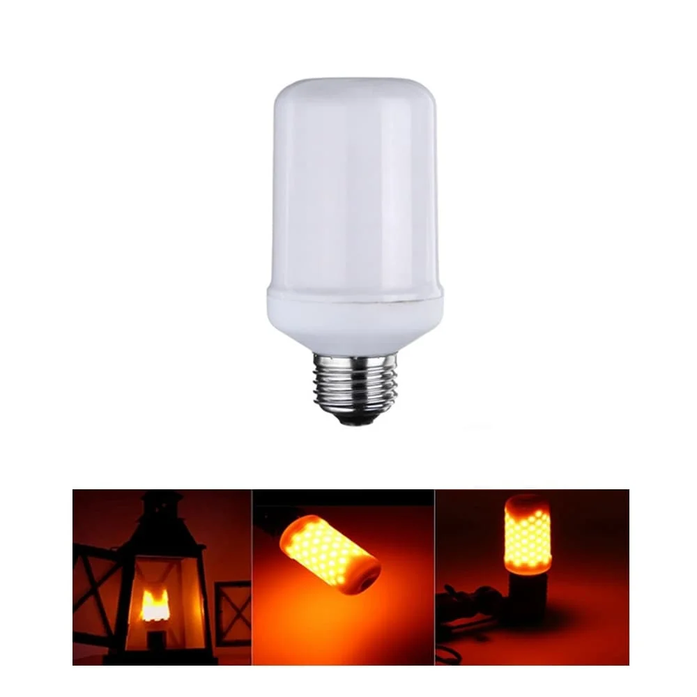 E27 Flame Flickering Breathing General Modes Halloween Decoration LED Lights Bulb AC 85 - 265V - Warm White E27
