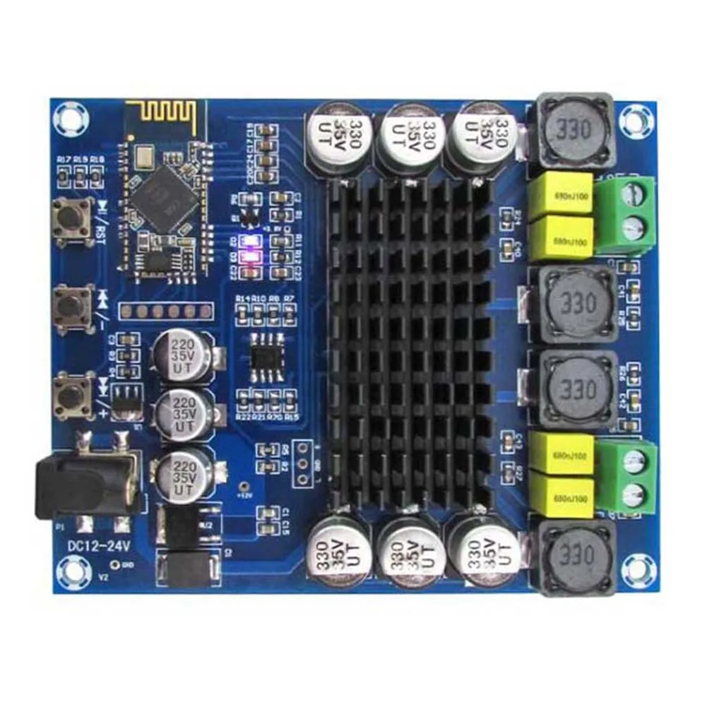 MOOL XH M548 Bluetooth двухканальный 120 Вт + TPA3116D2 плата цифрового усилителя мощности