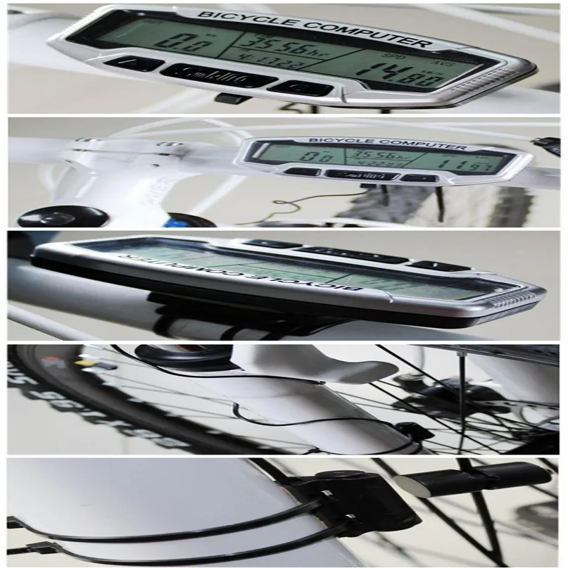 2018 NEW Large Display Bicycle Computer Waterproof GPS Bike bicycle computer speedometer Bicycle Accessories Stopwatch #2A25 (6)