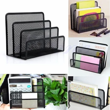

Mesh Letter Sorter Mail Document Tray Desk Office File Organiser Business