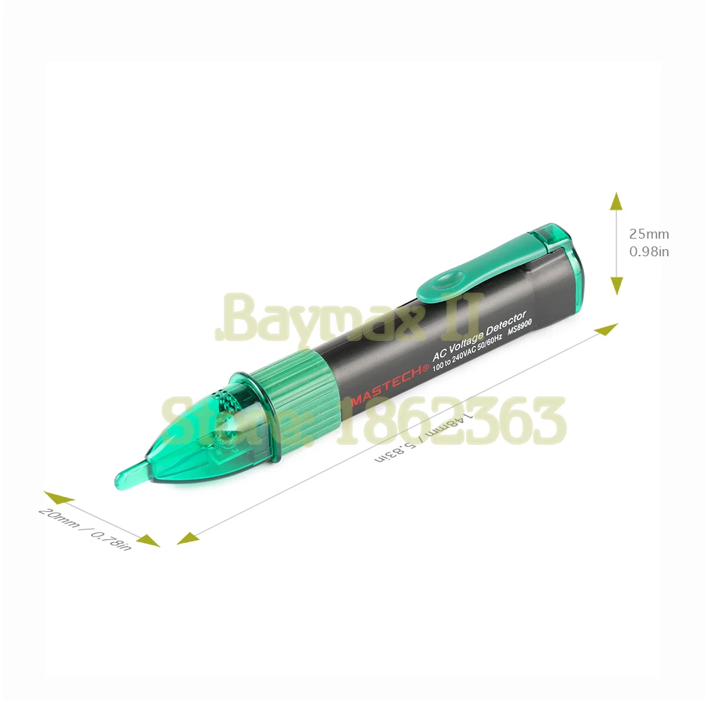 Mastech MS8900 Бесконтактный AC 100 ~ 240 В детектор напряжения NCV тестер зонд|voltage detector|mastech