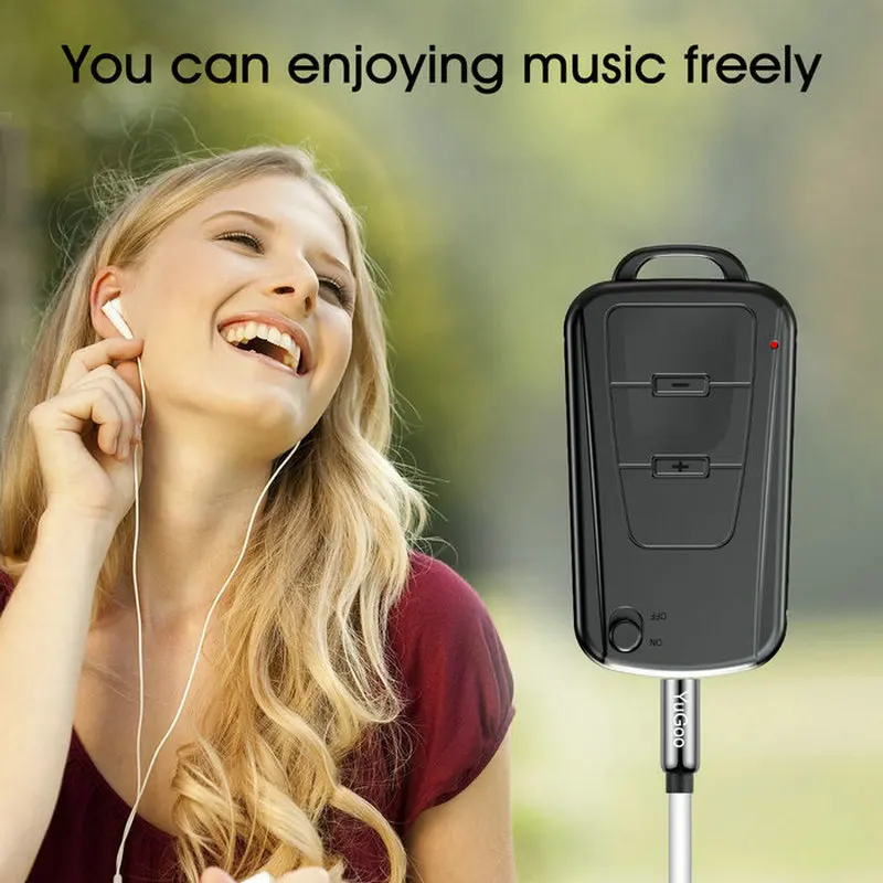 Vandlion Mini Digital Voice Recorder 8GB 16G MP3 Player Voice Activated Car Key Audio Sound Recorder Dictaphone for Lectures V8