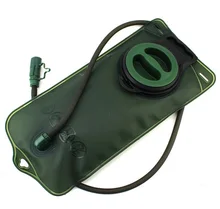 2L Green Big Hole Outlet TPU Water Bag Outdoors Water Packs Sporting Camping Bicycling Cycling Backpack Water Pipe Bags