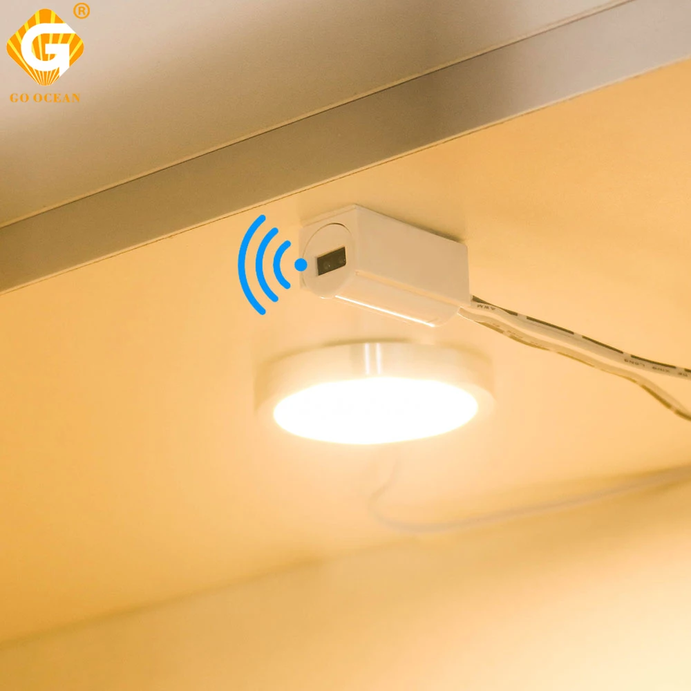 

2.5W 12V DC PVC Smart Sensor LED Motion Sensor Auto ON/OFF Door Lighting Under Cabinet Lights cupboard Wardrobe Closet Lamp