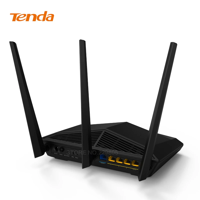 Tenda AC18 WiFi роутер с USB 3,0 AC1900 Смарт двухдиапазонный гигабитный Wi-Fi повторитель 802.11AC дистанционное управление приложение английская прошивка