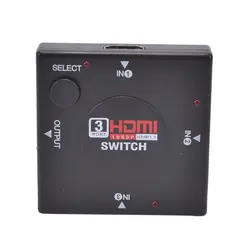 Для PS3 PS4 умный HDTV 1080 P Mini 3 переключатель порта HDMI коммутатор 1080 P Splitter 3 входа 1 Выход коробка селектор HDMI