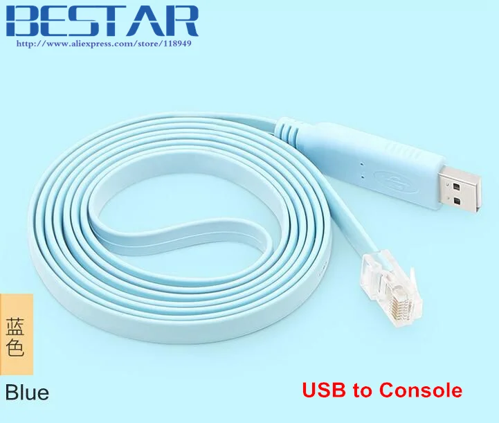 6 футов сетевые роутеры FTDI USB RS232 к RJ45 консольный кабель для Cisco Роутер ZTE роутер
