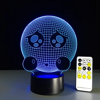 

Crying Face Shape 3D Night Light LED Vision Stereo 7 Color Changing USB Table Lamp Acrylic Lovely 3d Lamp For Baby's Toy Gift