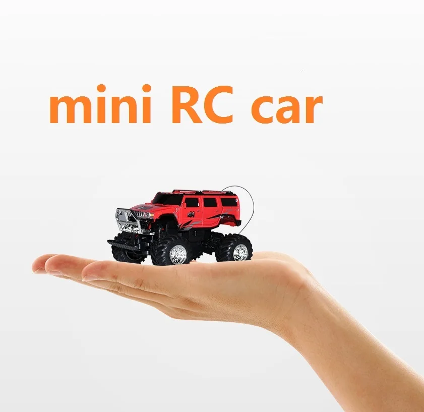 

Mini RC Car Cross Country Vehicle High Speed Remote Control LED Big Foot Hummer Best Christmas Gift For Kids