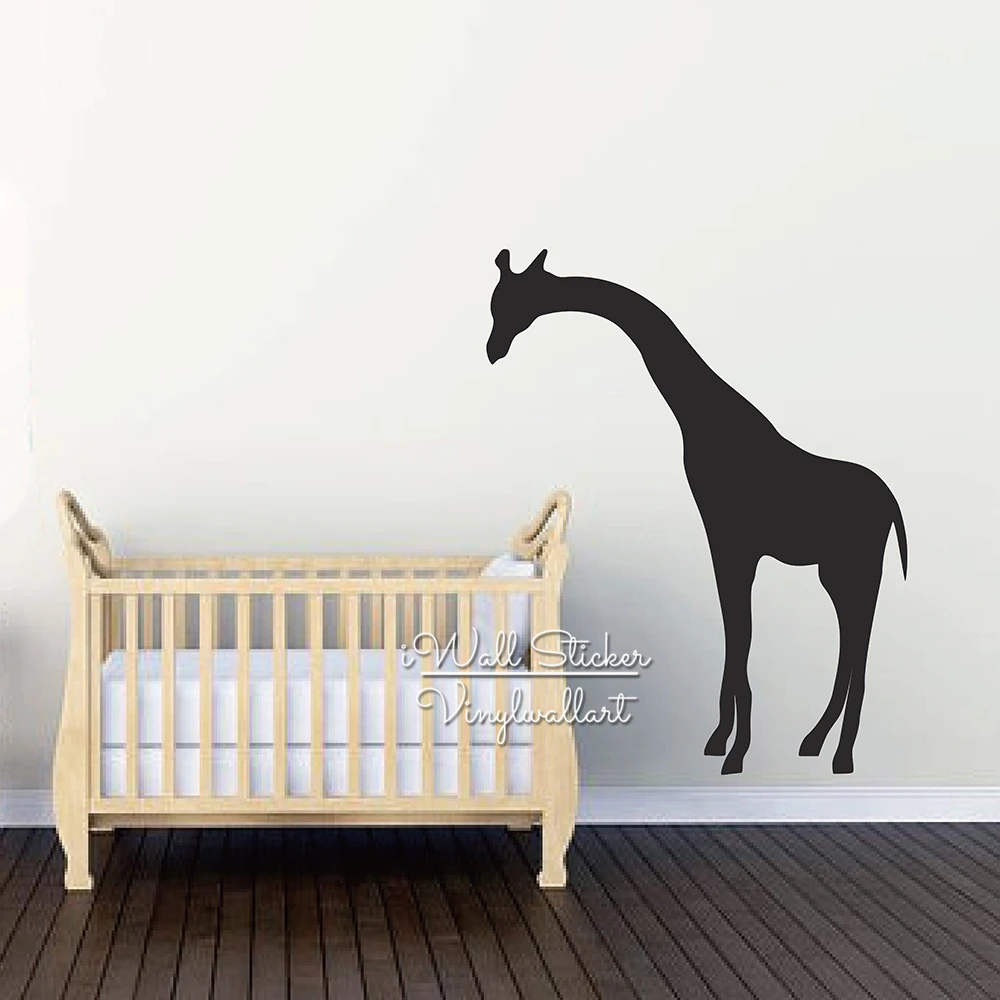 Large Giraffe Wall Sticker Baby Nursery Giraffe Wall Decal DIY Animal