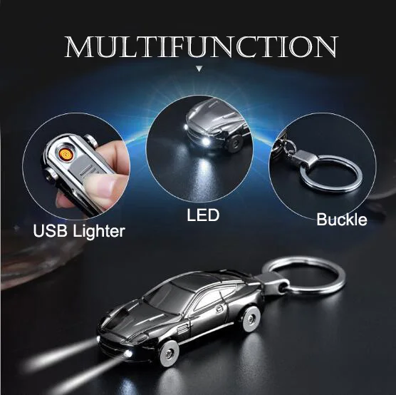 Creative USB rechargeable electric lighters car model lighter