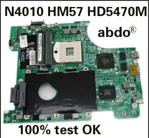 Abdo CN-0CG4C1 0CG4C1 DAUM8AMB8D0 материнская плата для Dell N4010 ноутбук материнская плата PGA989 HM57 HD5470M 1G DDR3 тесты работы