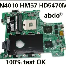 Abdo CN-0CG4C1 0CG4C1 DAUM8AMB8D0 материнская плата для Dell N4010 ноутбук материнская плата PGA989 HM57 HD5470M 1G DDR3 тесты работы
