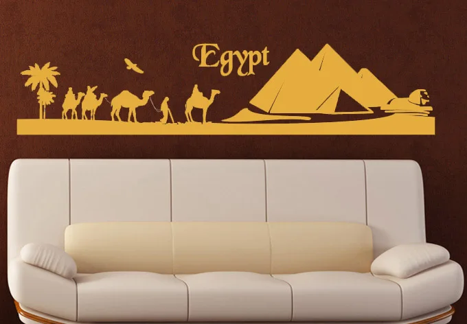  Egypt  Decal  DIY Removable Art Vinyl Sphinx And Pharaos 