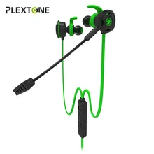 Plextone In ear font b Earphone b font Gaming Headset Stereo with Mic PC Gamer Headset