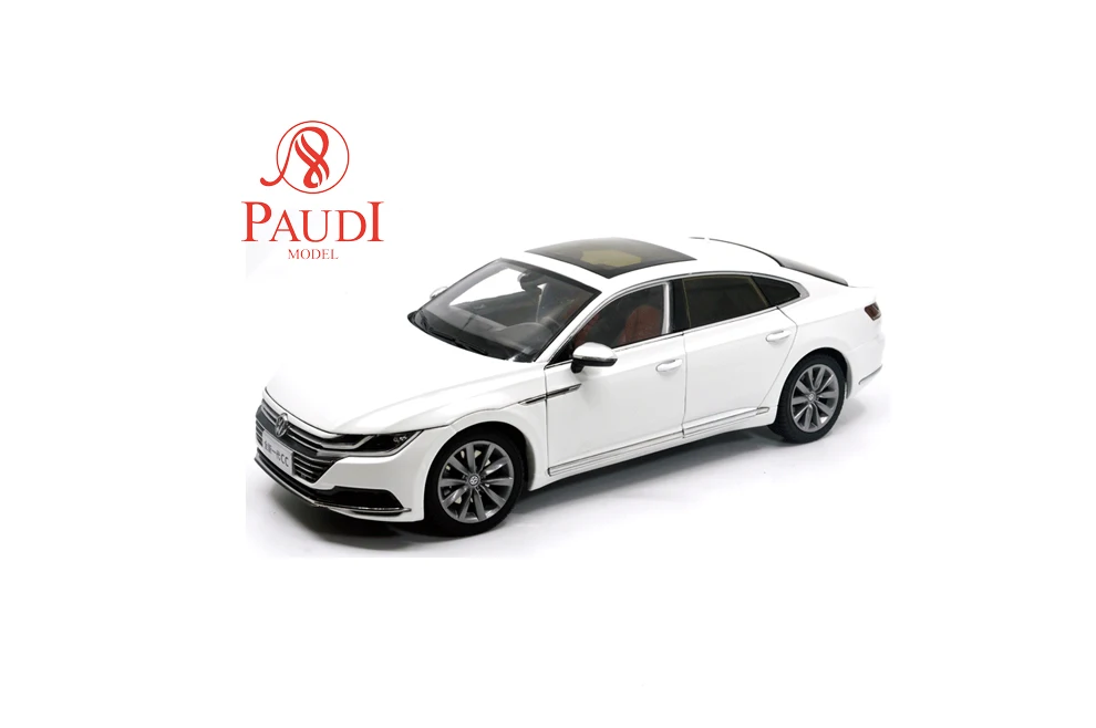 

Paudi Model 1/18 1:18 Scale VW Volkswagen CC Arteon 2018 White Diecast Model Car Toy Model Car Doors Open