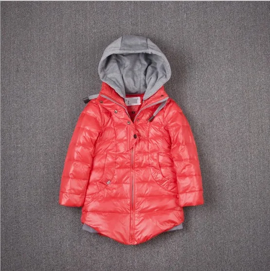 2016 new arrival children long jacket coats kids girl outerwear down jacket winter clothing for girl