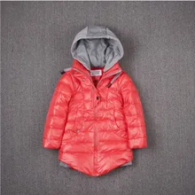 2016 new arrival children long jacket coats kids girl outerwear down jacket winter clothing for girl