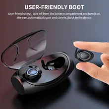 Bluetooth наушники TWS True беспроводной стерео Bluetooth наушники зарядная коробка легкий HD голос 8 мм динамик блок