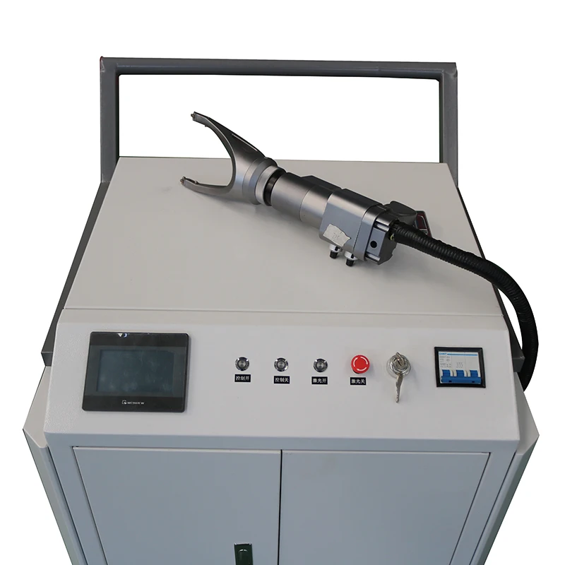 MORN (MAX) 100 W & 200 W Fiber Laser Cleaning Machine for Paint Laser Rust Removal Machine Handheld Laser Cleaning Mobile Laser