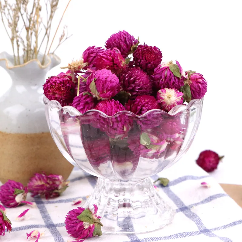Сушеный цветок gompphrena Globosa натуральный шар Amaranth для ювелирных изделий из смолы