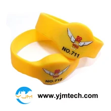 S01 50 шт./лот Водонепроницаемый 13,56 МГц RFID Силиконовый браслет рчид браслет