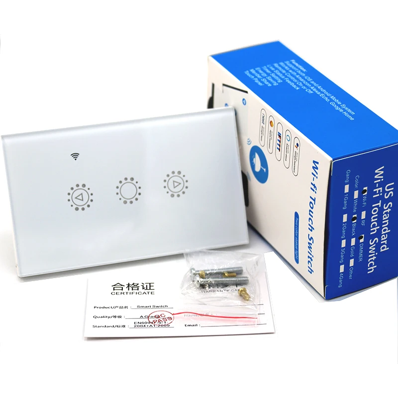 Светодиодный диммер 220 В умный Wifi переключатель с сенсорным управлением бесступенчатый диммер совместим с Amazon Alexa Google Home Ewelink APP