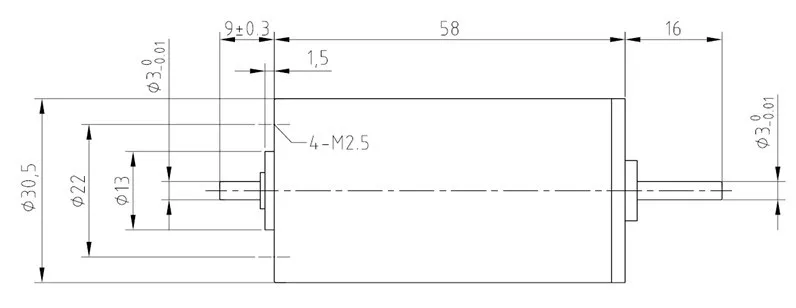 CL3060B O.D 30 мм VS Maxon мотор микро постоянного тока на бесколлекторном двигателе для двойной/двойной вал для кодировщик металла/матовый угольные щетки двигателя 6/12/24V