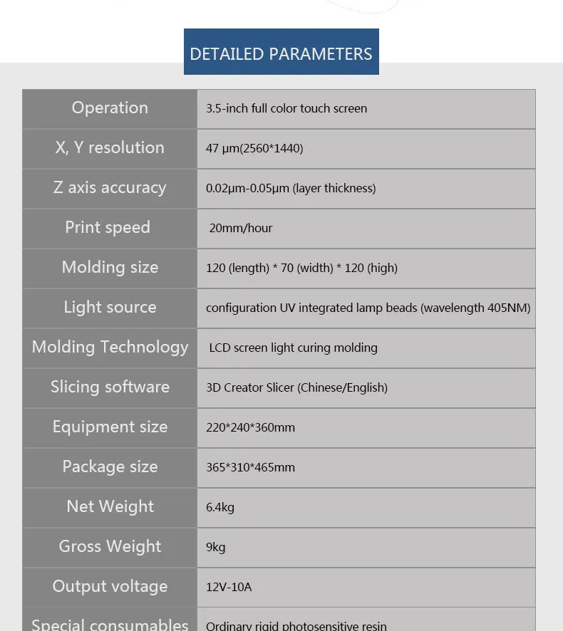 CREALITY 3D 3,5 дюймов lcd 3d принтер LD001 ультра-высокая точность Off-line Impresora SLA UV 405 нм Смола 47 микрон для ювелирных изделий стоматологический