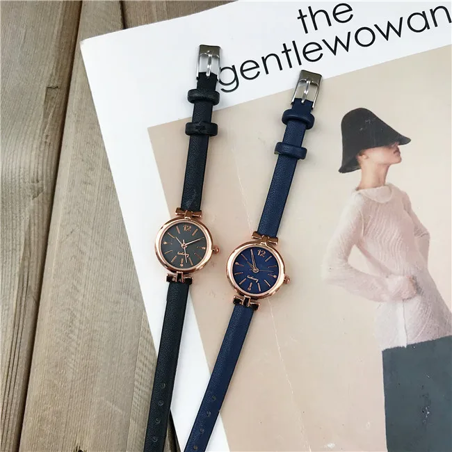 Elegant Ladies Dress Wristwatches Small Women Fashion Watches Luxury Casual Bow-Knot Case Female Quartz Leather Clock