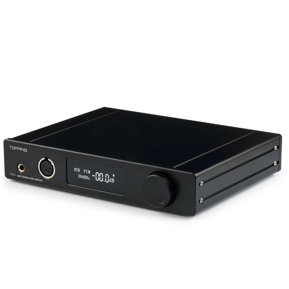TOPPING DX7s Decoder ES9038Q2M HIFI Headphone Amplifier Balanced DAC Audio Amplifiers XMOS XU208 AMP 32bit USB Decodificado