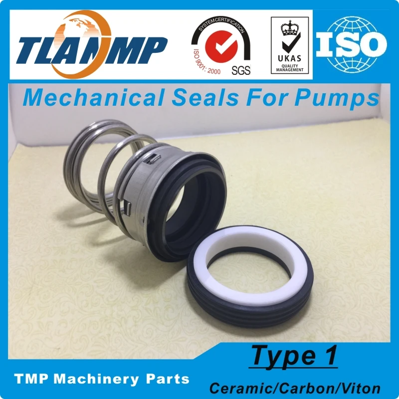 Type 1 1.625" (1 5/8") JohnCrane Type 1 Mechanical Seals Elastomer Bellows Shaft Seal (Material