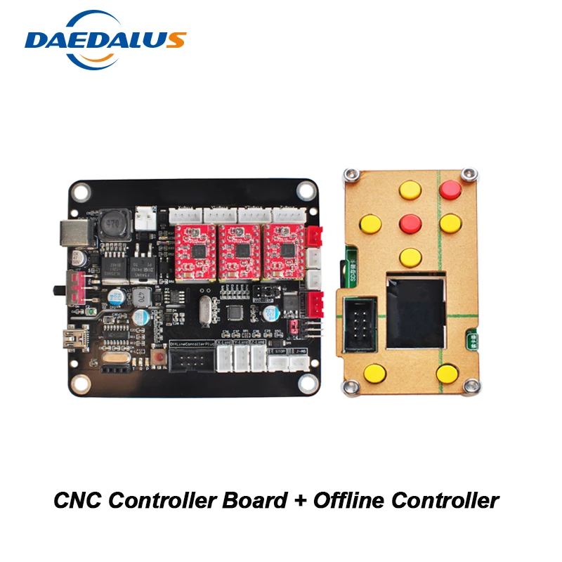 

3 Axis CNC Controller Board Double Y Axis USB Driver Board + Offline GRBL Control Laser Board For CNC Engraver Wood Carving