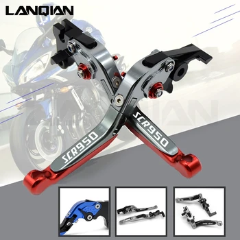 

CNC Motorcycle Accessories Adjustable Folding Extendable Brake Clutch Lever For Yamaha SCR 950 SCR-950 scr 2017 2018